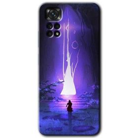 Xiaomi Redmi Note 11S 5G Global Wanderer Silhouette Baskılı Uyumlu Silikon Kılıf