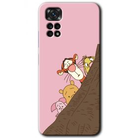 Xiaomi Redmi Note 11S 5G Global Winnie the Pooh Baskılı Uyumlu Silikon Kılıf
