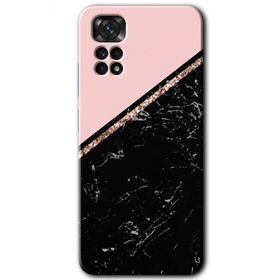 Xiaomi Redmi Note 11S 5G Global Yarım Mermer Baskılı Uyumlu Silikon Kılıf