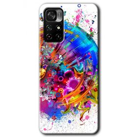 Xiaomi Redmi Note 11T 4K Clock Baskılı Uyumlu Silikon Kılıf