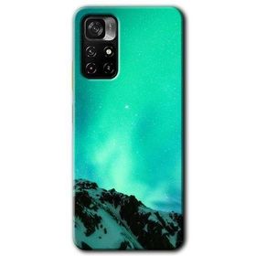 Xiaomi Redmi Note 11T Aurora Baskılı Uyumlu Silikon Kılıf