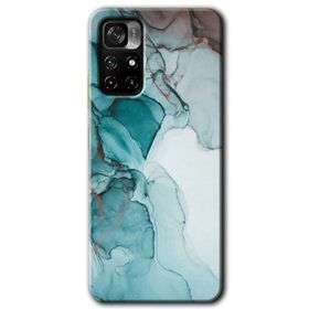 Xiaomi Redmi Note 11T Buzul Mermer Baskılı Uyumlu Silikon Kılıf