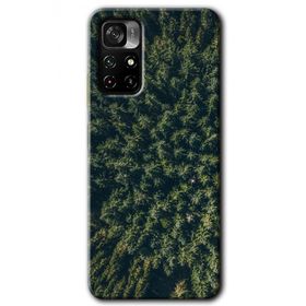 Xiaomi Redmi Note 11T Çam Ağacı Ormanı Baskılı Uyumlu Silikon Kılıf