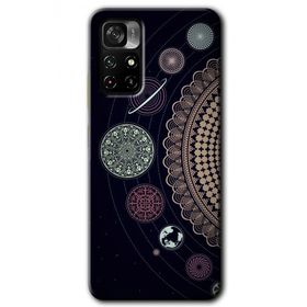 Xiaomi Redmi Note 11T Gezegen Döngüsü Baskılı Uyumlu Silikon Kılıf