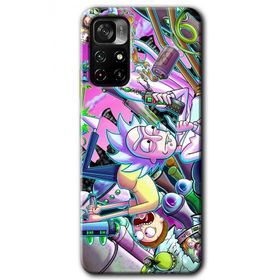 Xiaomi Redmi Note 11T Graffiti Çizgi Film Baskılı Uyumlu Silikon Kılıf