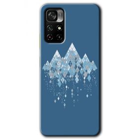 Xiaomi Redmi Note 11T İceberg Baskılı Uyumlu Silikon Kılıf