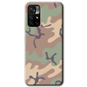 Xiaomi Redmi Note 11T Kamuflaj 29 Baskılı Uyumlu Silikon Kılıf