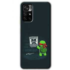 Xiaomi Redmi Note 11T Kaplumbağa Avcısı Baskılı Uyumlu Silikon Kılıf