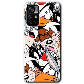 Xiaomi Redmi Note 11T Karakterler Baskılı Uyumlu Silikon Kılıf