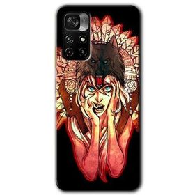 Xiaomi Redmi Note 11T Kurt Kız Baskılı Uyumlu Silikon Kılıf