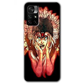 Xiaomi Redmi Note 11T Kurt Kız Baskılı Uyumlu Silikon Kılıf