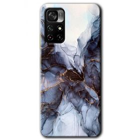 Xiaomi Redmi Note 11T Otantik Mermer Baskılı Uyumlu Silikon Kılıf
