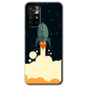 Xiaomi Redmi Note 11T Space Smoke Baskılı Uyumlu Silikon Kılıf