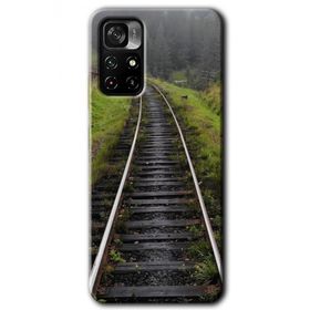 Xiaomi Redmi Note 11T Tren Yolu Baskılı Uyumlu Silikon Kılıf