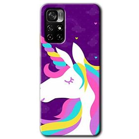 Xiaomi Redmi Note 11T Unicorn Sleep Baskılı Uyumlu Silikon Kılıf