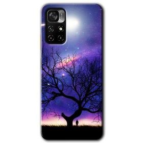 Xiaomi Redmi Note 11T Uzay Silüet Baskılı Uyumlu Silikon Kılıf