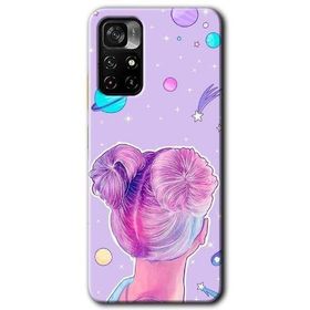 Xiaomi Redmi Note 11T Uzaylı Kız Baskılı Uyumlu Silikon Kılıf