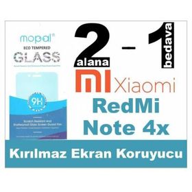 Xiaomi Redmi Note 4X Temperli Ekran Koruyucu Uyumlu Kırılmaz Cam
