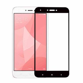 Xiaomi Redmi Note 5A 9H Siyah Temperli Ekran Koruyucu Uyumlu Kırılmaz Cam