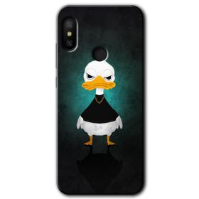 Xiaomi Redmi Note 6 Pro Angry Duck Baskılı Uyumlu Silikon Kılıf