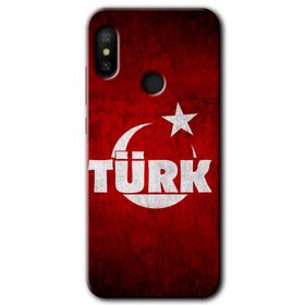 Xiaomi Redmi Note 6 Pro Ayyıldız Türk Baskılı Uyumlu Silikon Kılıf