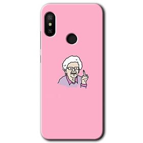 Xiaomi Redmi Note 6 Pro Bad Grandmother Baskılı Uyumlu Silikon Kılıf