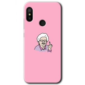 Xiaomi Redmi Note 6 Pro Bad Grandmother Baskılı Uyumlu Silikon Kılıf