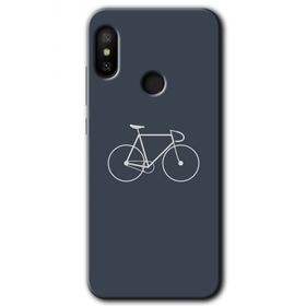 Xiaomi Redmi Note 6 Pro Bike Baskılı Uyumlu Silikon Kılıf