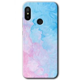 Xiaomi Redmi Note 6 Pro Blue Art Baskılı Uyumlu Silikon Kılıf