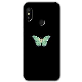 Xiaomi Redmi Note 6 Pro Butterfly Tree Baskılı Uyumlu Silikon Kılıf