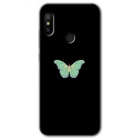 Xiaomi Redmi Note 6 Pro Butterfly Tree Baskılı Uyumlu Silikon Kılıf
