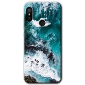 Xiaomi Redmi Note 6 Pro Deniz Kıyısı Baskılı Uyumlu Silikon Kılıf
