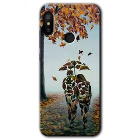 Xiaomi Redmi Note 6 Pro Doğadan Aşk Baskılı Uyumlu Silikon Kılıf