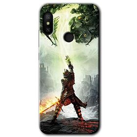 Xiaomi Redmi Note 6 Pro Dragon Hunter Baskılı Uyumlu Silikon Kılıf