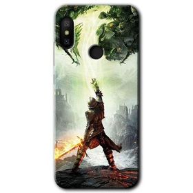 Xiaomi Redmi Note 6 Pro Dragon Hunter Baskılı Uyumlu Silikon Kılıf