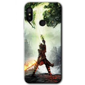 Xiaomi Redmi Note 6 Pro Dragon Hunter Baskılı Uyumlu Silikon Kılıf