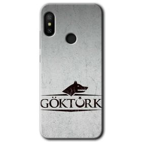 Xiaomi Redmi Note 6 Pro Göktürk Baskılı Uyumlu Silikon Kılıf