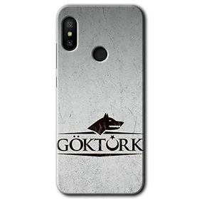 Xiaomi Redmi Note 6 Pro Göktürk Baskılı Uyumlu Silikon Kılıf