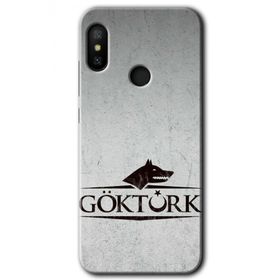 Xiaomi Redmi Note 6 Pro Göktürk Baskılı Uyumlu Silikon Kılıf