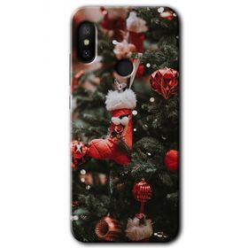 Xiaomi Redmi Note 6 Pro Happy New Year Baskılı Uyumlu Silikon Kılıf