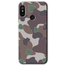 Xiaomi Redmi Note 6 Pro Kamuflaj 11 Baskılı Uyumlu Silikon Kılıf