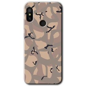 Xiaomi Redmi Note 6 Pro Kamuflaj 6 Baskılı Uyumlu Silikon Kılıf