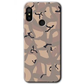 Xiaomi Redmi Note 6 Pro Kamuflaj 6 Baskılı Uyumlu Silikon Kılıf