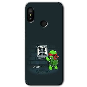 Xiaomi Redmi Note 6 Pro Kaplumbağa Avcısı Baskılı Uyumlu Silikon Kılıf