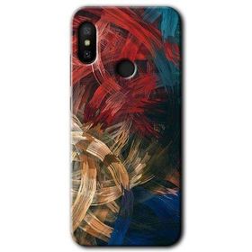 Xiaomi Redmi Note 6 Pro Karma Boyalar Baskılı Uyumlu Silikon Kılıf
