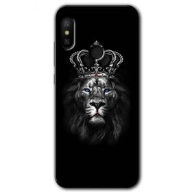 Xiaomi Redmi Note 6 Pro King Lion Baskılı Uyumlu Silikon Kılıf