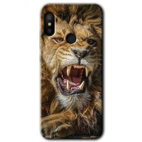 Xiaomi Redmi Note 6 Pro King Lion Baskılı Uyumlu Silikon Kılıf