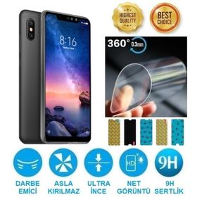 Xiaomi Redmi Note 6 Pro Kırılmaz Cam Ekran Koruyucu