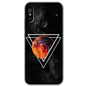 Xiaomi Redmi Note 6 Pro Kızıl Gezegen Baskılı Uyumlu Silikon Kılıf