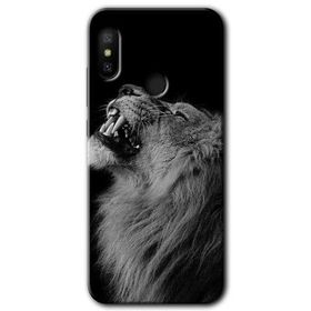 Xiaomi Redmi Note 6 Pro Lion Baskılı Uyumlu Silikon Kılıf